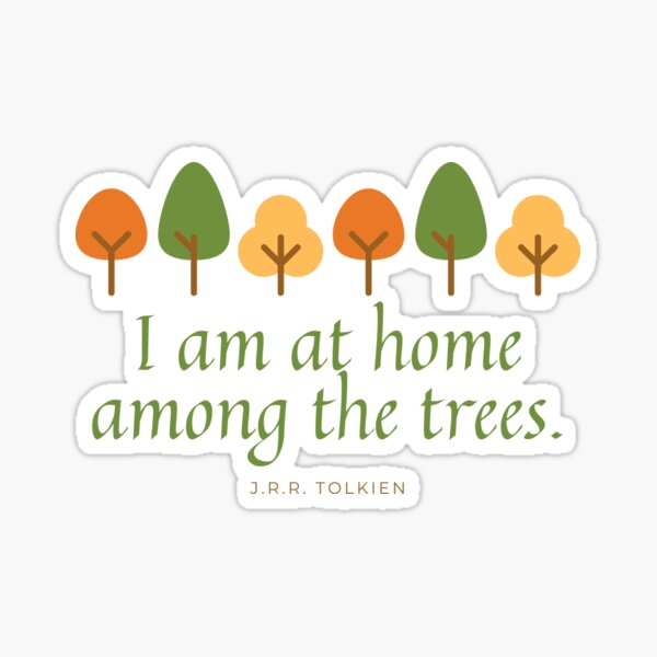 Item preview, I am at Home Among the Trees // Tree Line designed and sold by Corrie Mick.