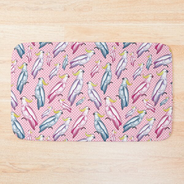 Item preview, Soft and Pretty - Pink Blue and Purple Cockatoos - Australian Native Birds designed and sold by Annalee Beer.