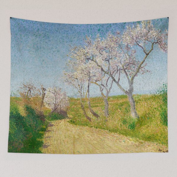 Item preview, Route of Almond Blossims near Cailhau- Achille Route Lauge - 1910 designed and sold by CJET.