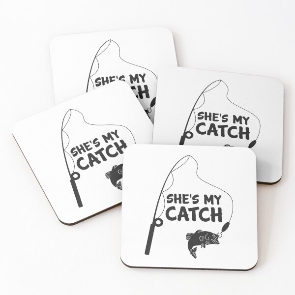 Item preview, Couple Fishing She's My Catch Bass Fish Rod Funny designed and sold by haselshirt.