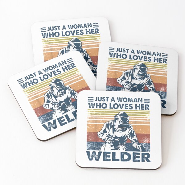 Item preview, Just A Woman Who Loves Her Welder designed and sold by GeniusDesignArt.