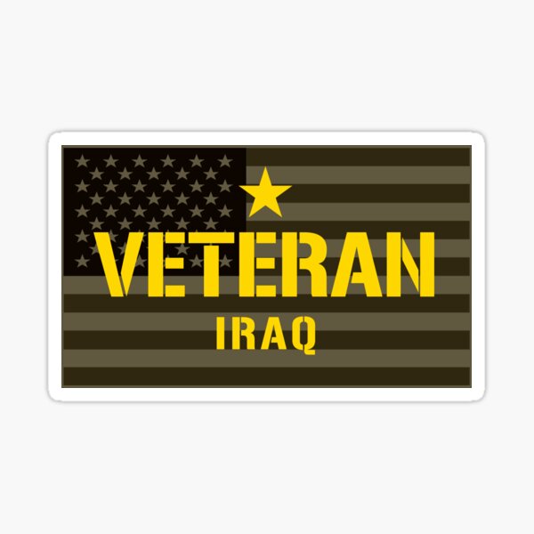 Item preview, VETERAN - Iraq  designed and sold by ROBOTFACE T-Shirts.
