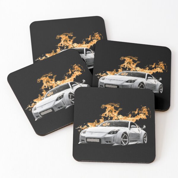 Item preview, Smokin' White Nissan 350z designed and sold by shirtdan.