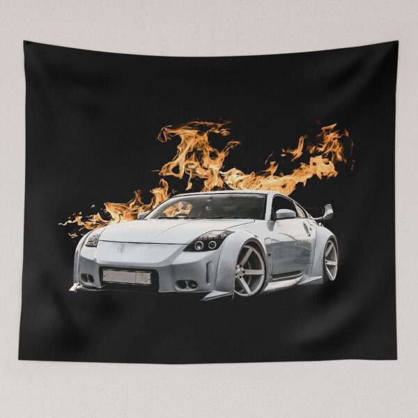 Item preview, Smokin' White Nissan 350z designed and sold by shirtdan.