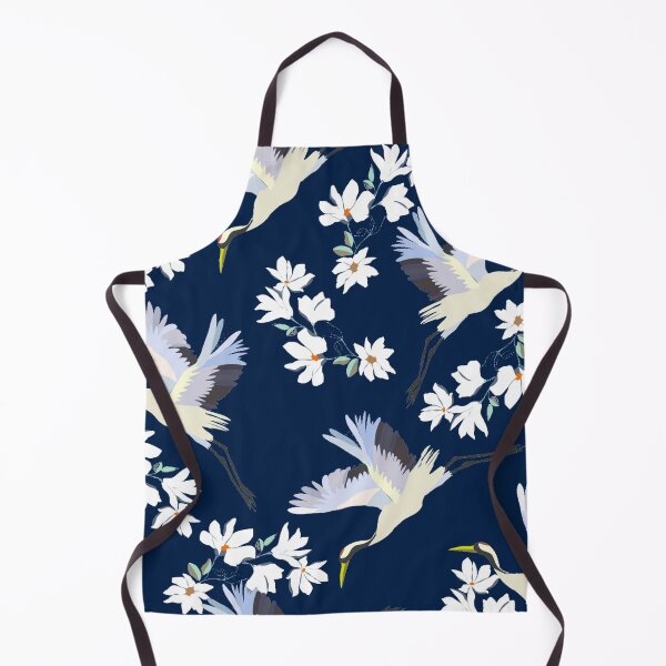 Item preview, Botanical Crane Bird Pattern designed and sold by MarcSabuncu.