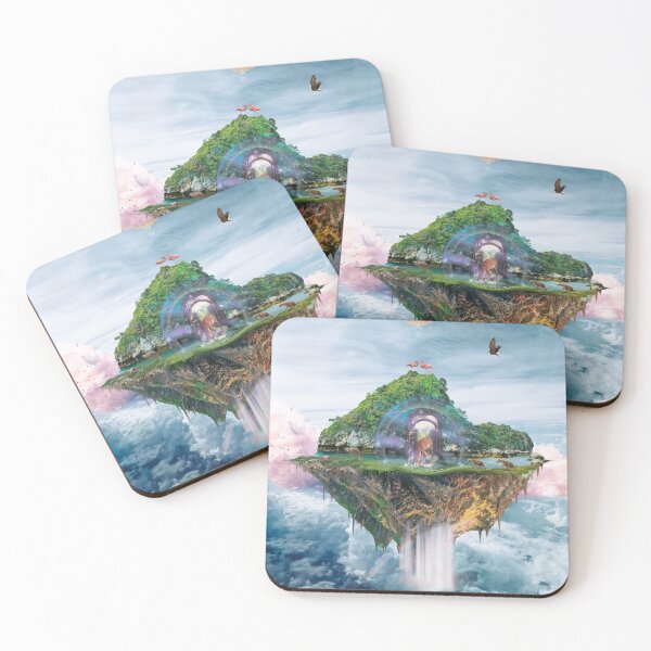 Item preview, Avatar Style Wild Floating Mountain Deer Grazing designed and sold by K10thDimension.