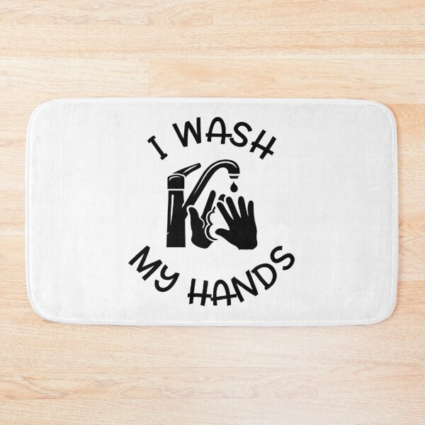 Item preview, I Wash My Hands Saying Soap Water Promote Clean Healthy  designed and sold by CreatedByHeidi.