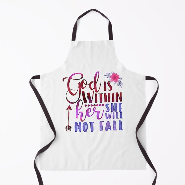 Item preview, Christian Faith God Within Her Not Fall Inspirational Pretty design designed and sold by CreatedByHeidi.
