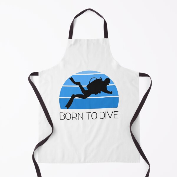 Item preview, Scuba Diving Blue Ocean Diver Silhouette Diving Born Dive designed and sold by CreatedByHeidi.