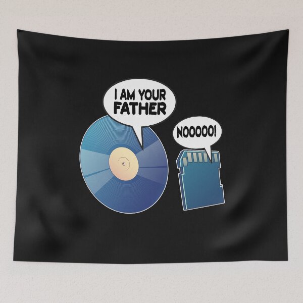 Item preview, I Am Your Father Compact Disc Memory Card IT Computer Geek designed and sold by sunnym79.
