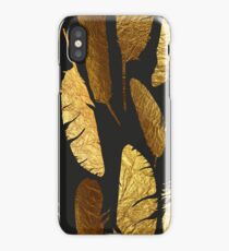 - Golden feathers - iPhone Case/Skin