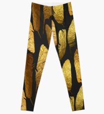 - Golden feathers - Leggings
