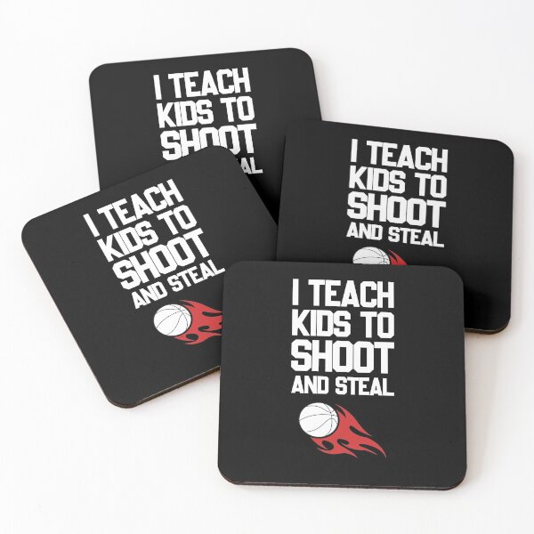Item preview, Teach Kids To Shoot And Steal | Basketball Coach Trainer Gift designed and sold by trendo.