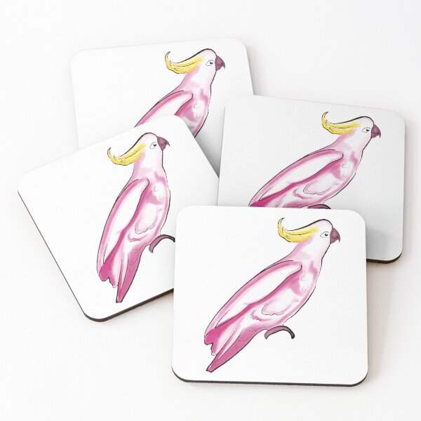 Item preview, Pink Cockatoo - An Australian Native Bird designed and sold by Annalee Beer.