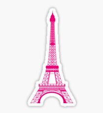 Hot Pink Eiffel Tower Sticker