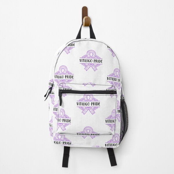 Item preview, Vitiligo Raise Awareness Pride Saying Proud Purple Ribbon design designed and sold by CreatedByHeidi.