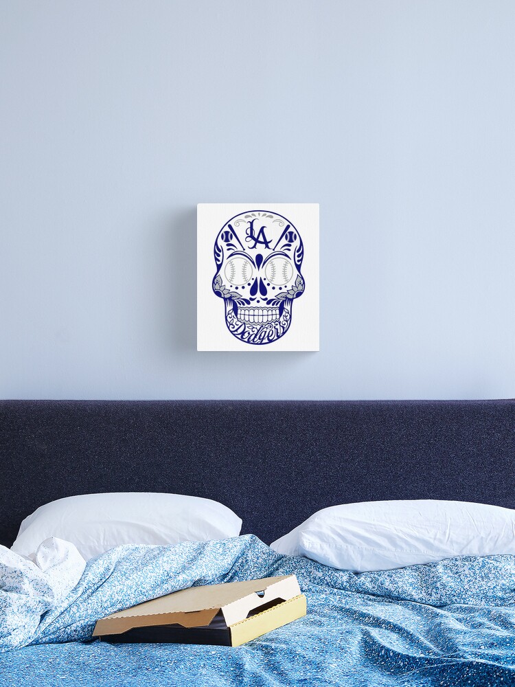 Los angeles dodgers Skull | Art Board Print