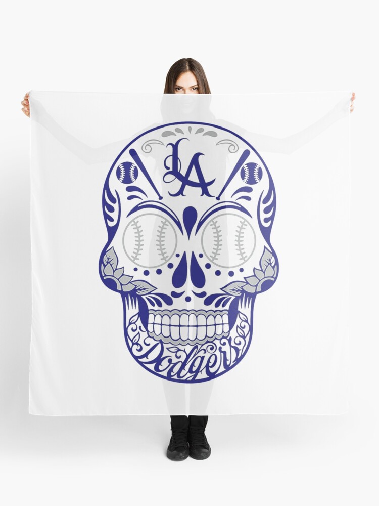 Los angeles dodgers Skull Poster for Sale by ednagarner