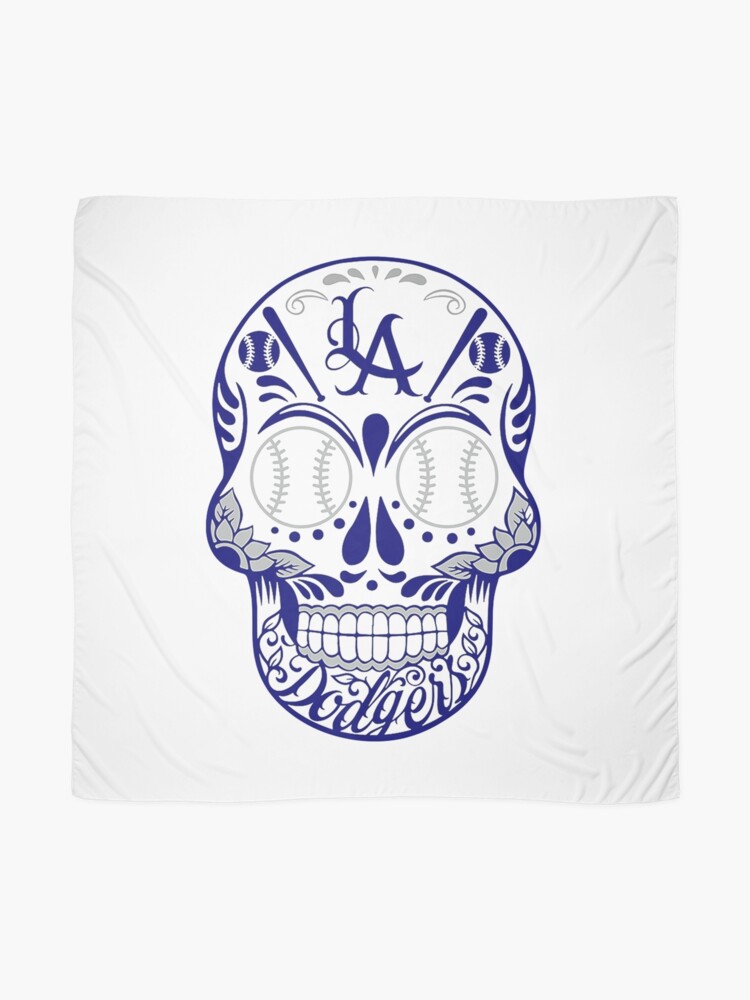 Los angeles dodgers Skull Poster for Sale by ednagarner