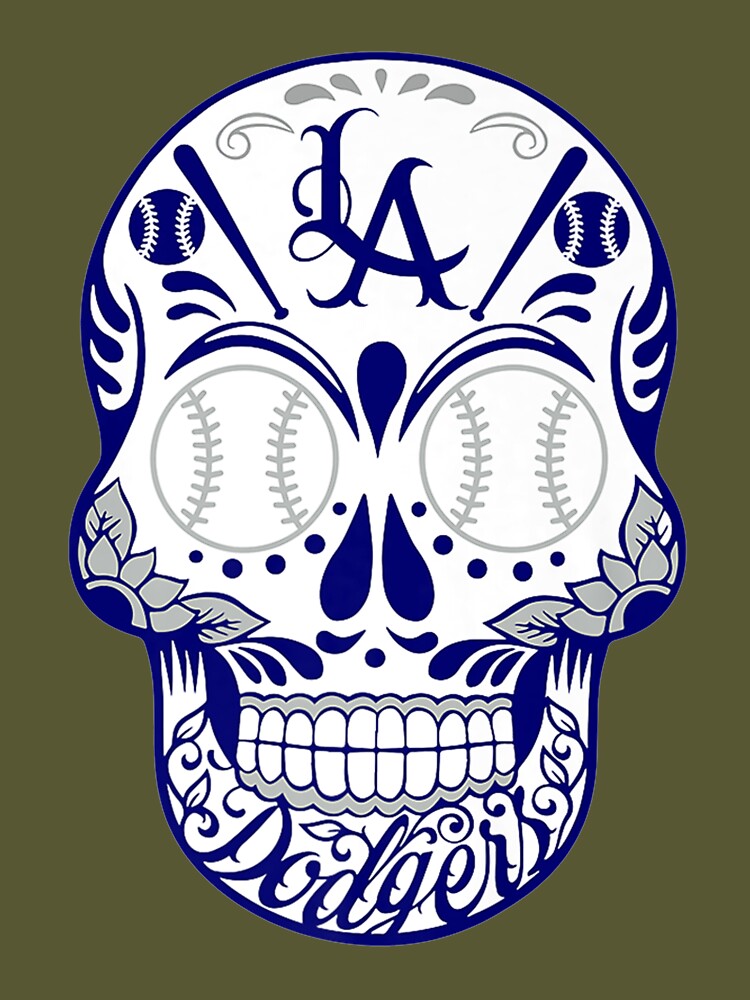 La Dodgers Logo SVG, Dodgers Sugar Skull SVG, Los Angeles Dodgers