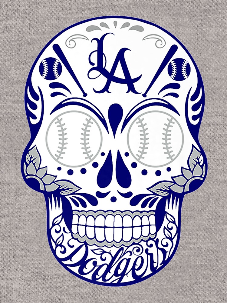 Los angeles dodgers Skull Canvas Print for Sale by ednagarner