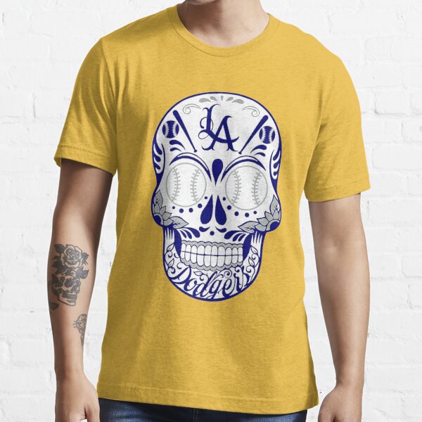 Skull Woman Dia De Los Los Angeles Dodgers Shirt - Guineashirt