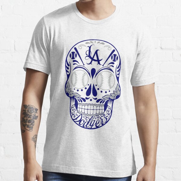 New Era Los Angeles Dodgers Men's Blue Sugar Skull T-Shirt 20 Blue / M