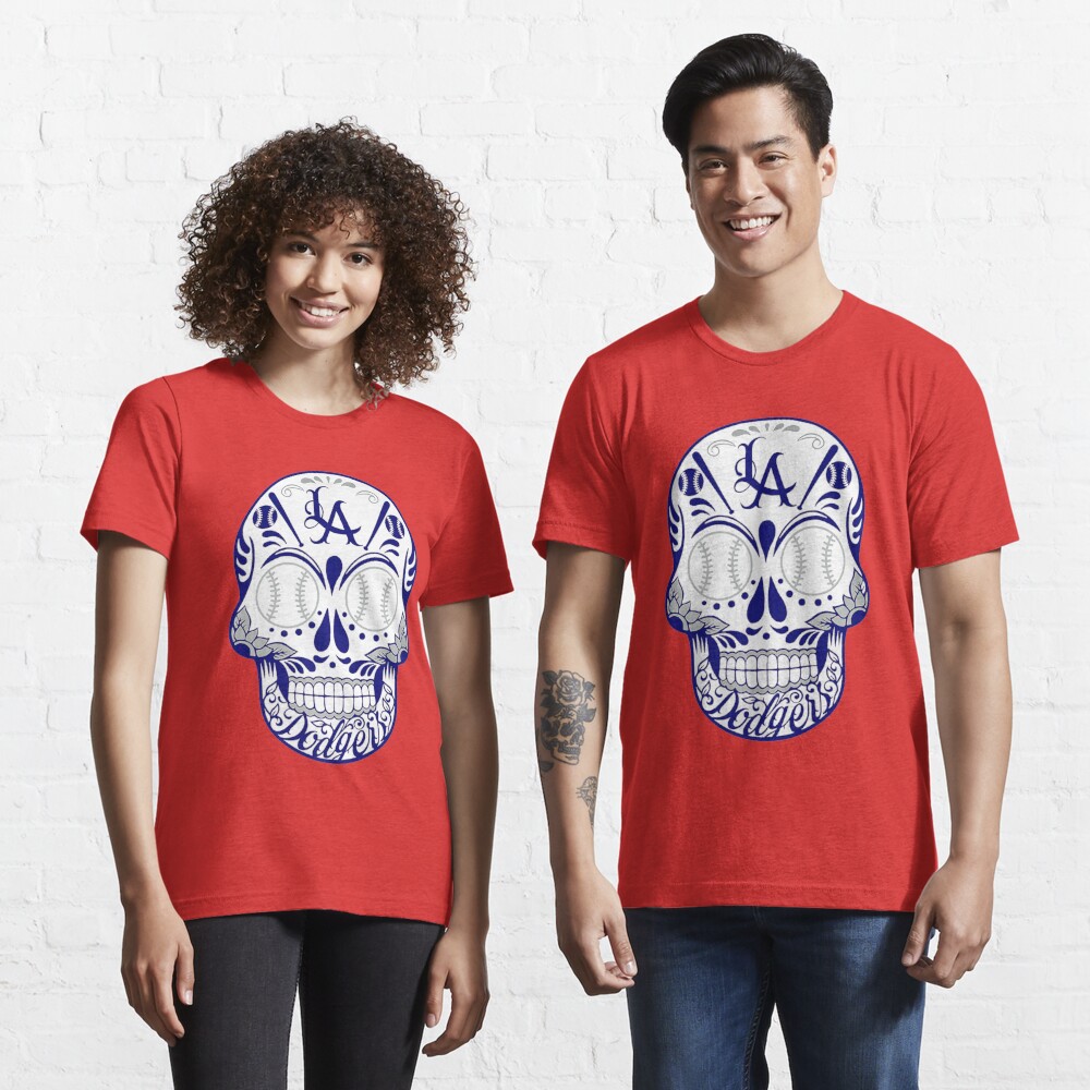 Skull dia de Los Angeles Dodgers t-shirt by To-Tee Clothing - Issuu