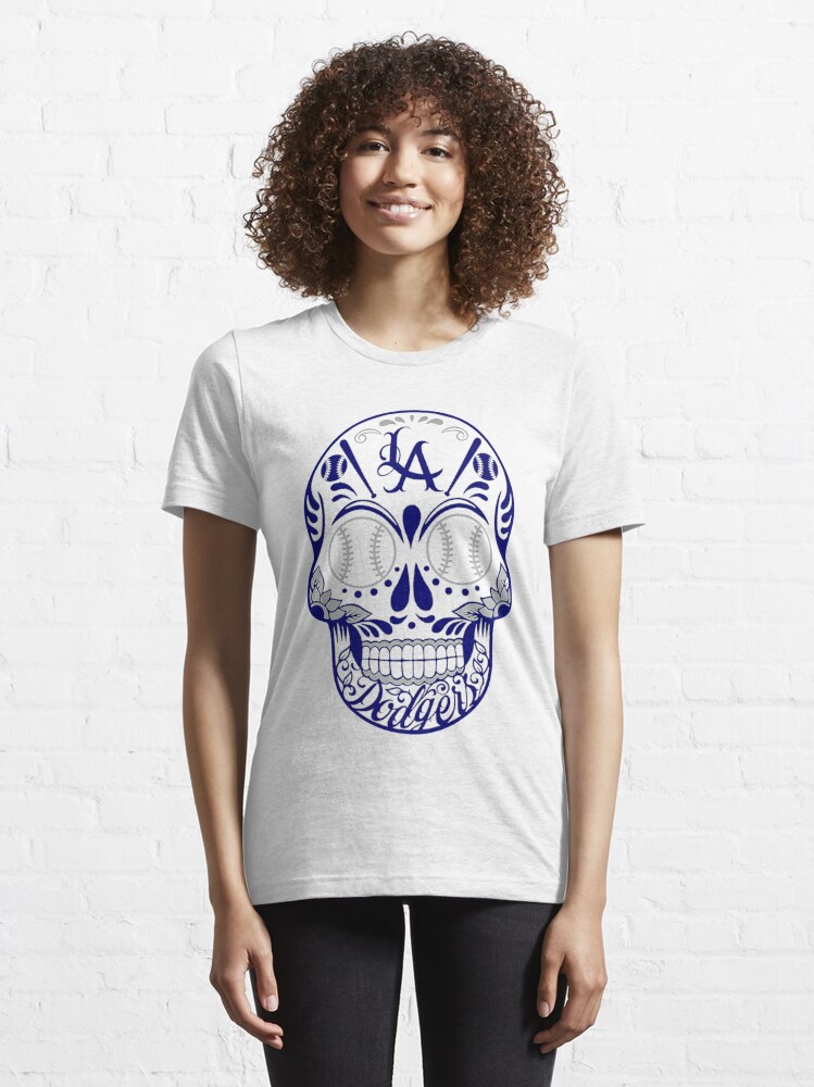 Los angeles dodgers Skull | Essential T-Shirt