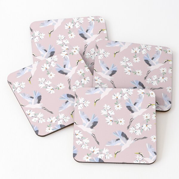 Item preview, Botanical Crane Bird Pattern  designed and sold by MarcSabuncu.