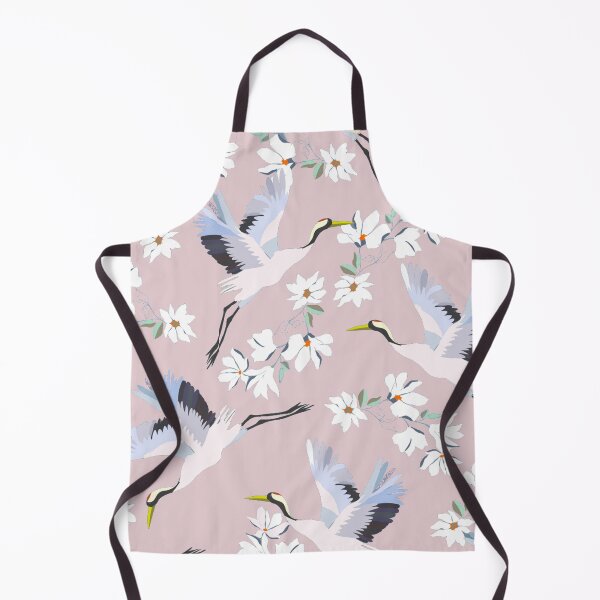 Item preview, Botanical Crane Bird Pattern designed and sold by MarcSabuncu.