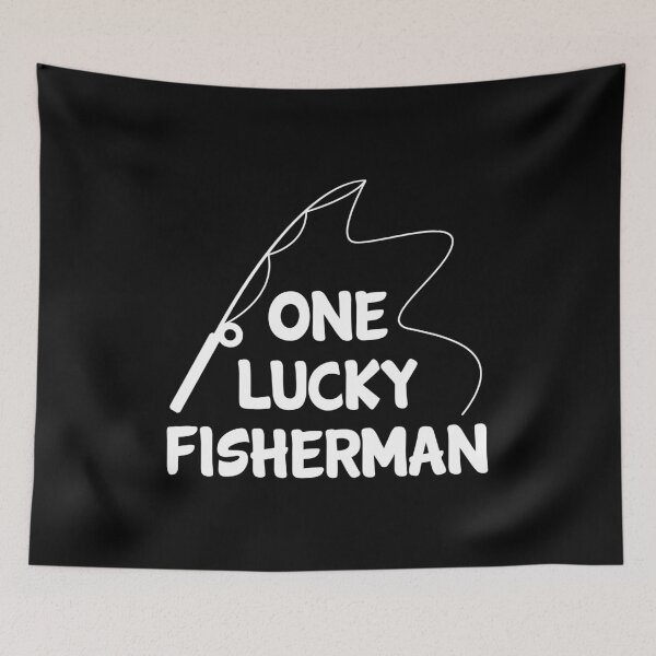 Item preview, Fishing Couple One Lucky Fisherman Funny Gift designed and sold by haselshirt.