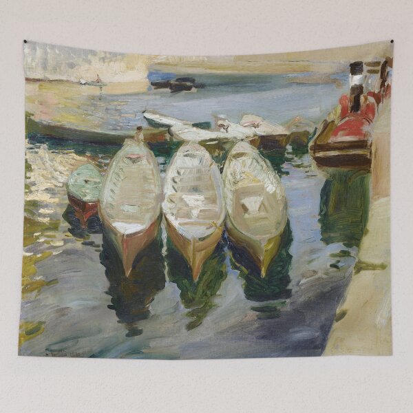 Item preview, The Basque Port of Guetaria - Joaquin Sorolla - 1910 designed and sold by CJET.