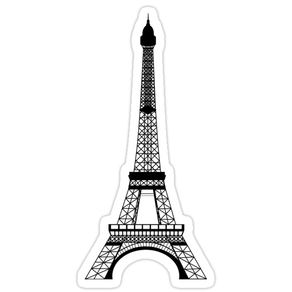 eiffel tower stick drawing