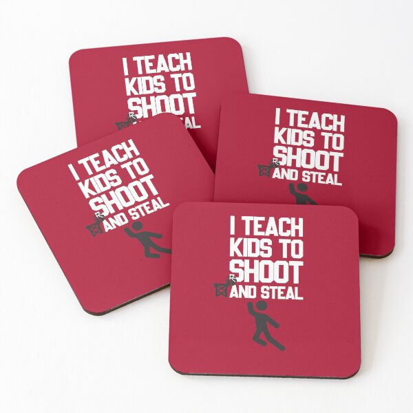 Item preview, I Teach Kids To Shoot And Steal | Basketball Coach Trainer Gift designed and sold by trendo.