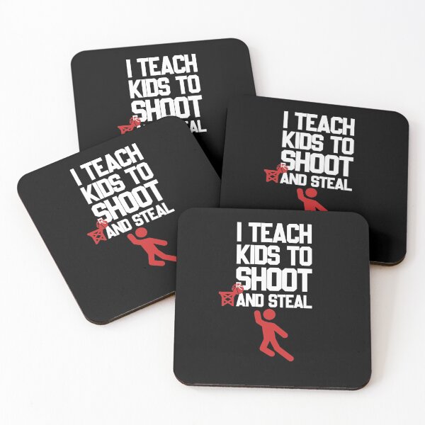 Item preview, I Teach Kids To Shoot And Steal | Basketball Coach Trainer Gift designed and sold by trendo.