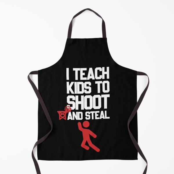 Item preview, I Teach Kids To Shoot And Steal | Basketball Coach Trainer Gift designed and sold by trendo.
