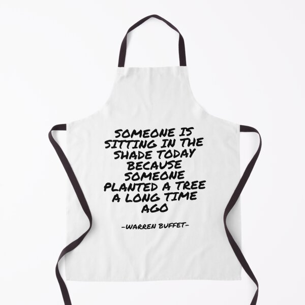 Item preview, Warren Buffet - Someone is sitting in the shade today because someone planted a tree a long time ago designed and sold by appleofyoureye.