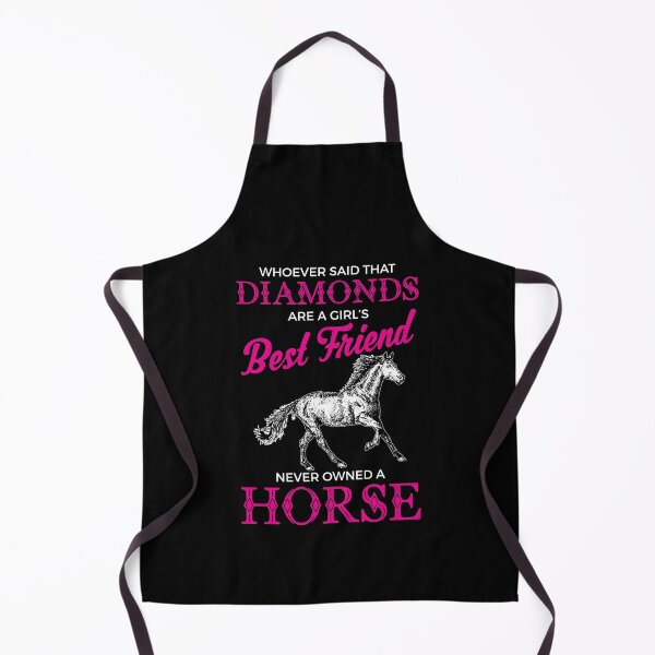 Item preview, Funny Horses Are a Girl's Best Friend Not Diamonds designed and sold by perfectpresents.