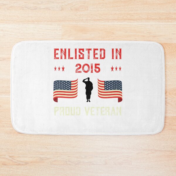 Item preview, Veteran Enlisted 2015 Quote Proud Vet American Flag Served Premium design designed and sold by CreatedByHeidi.
