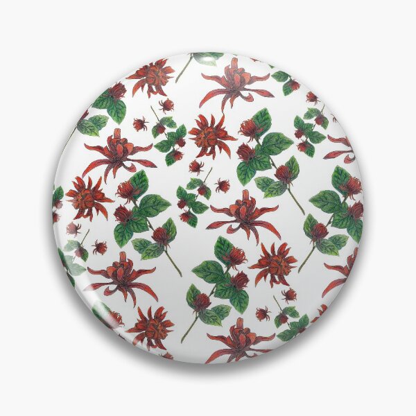 Item preview, Pattern Carolina Allspice Flowers designed and sold by AprilOnMay.