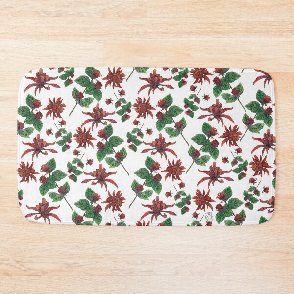 Item preview, Pattern Carolina Allspice Flowers designed and sold by AprilOnMay.