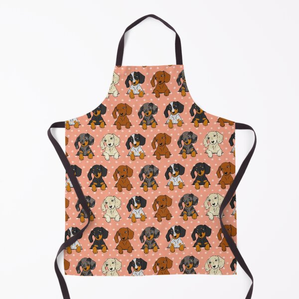 Item preview, All Breeds Dachshund Coral Polkadot designed and sold by Reiyankhairina.