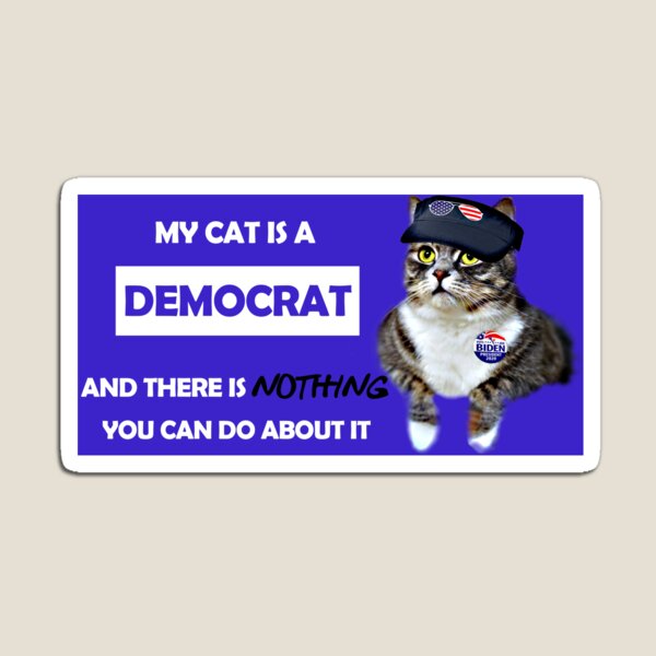 Item preview, My cat is a DEMOCRAT designed and sold by J Bigglesworth.