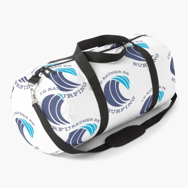 Item preview, Surf Life Quote I'd Rather Be Surfing Wave Surfer Love Beach design designed and sold by CreatedByHeidi.