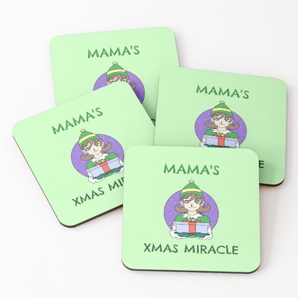 Item preview, Mama's Xmas Miracle | Merry Christmas Holiday | Mummy Elf with Christmas Gift designed and sold by Ainbowz-Artwork.
