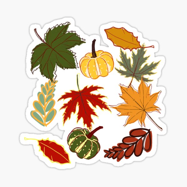 Fall Pattern Sticker