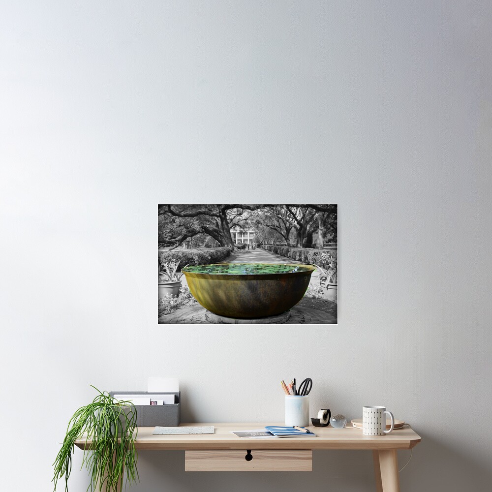 "Oak Alley Plantation Sugar Cane Kettle" Poster for Sale by anitahiltz Redbubble