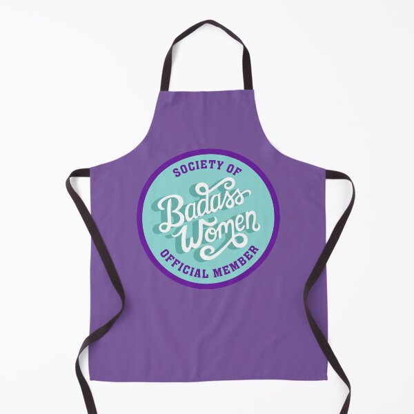 Item preview, Society of Badass Women Purple Turquoise designed and sold by Kit Cronk.