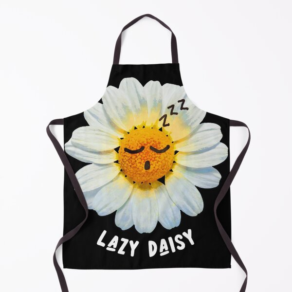 Item preview, Lazy Daisy Sleepy Flower Doodle designed and sold by TheBearandBunny.